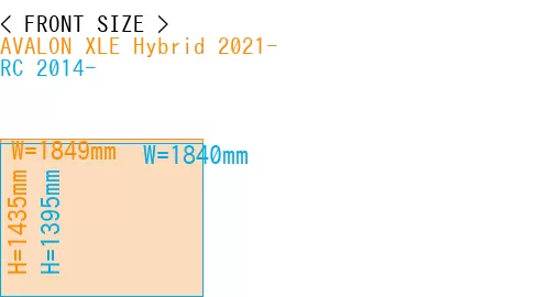 #AVALON XLE Hybrid 2021- + RC 2014-